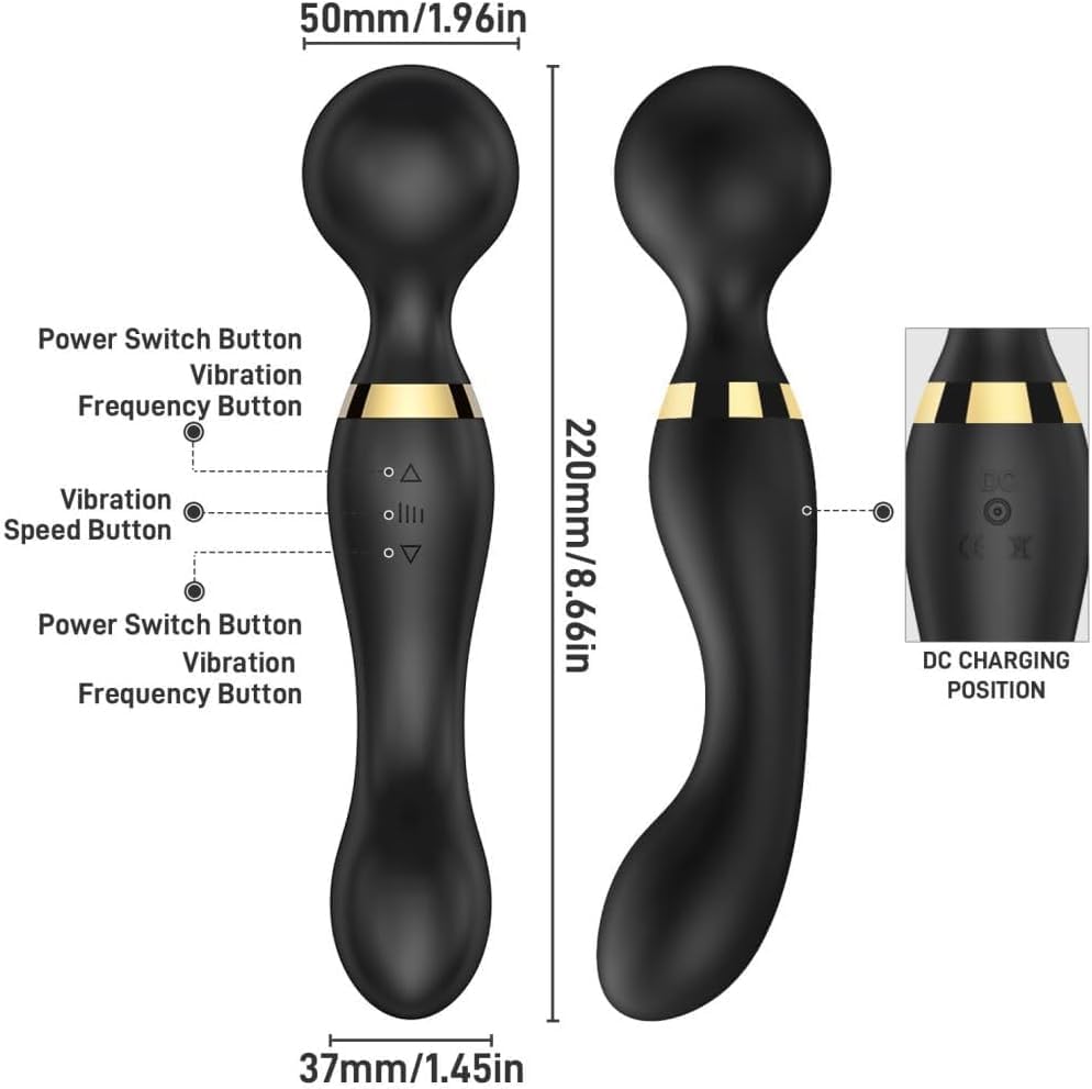 VibeEase: Personal Full Body Massager | 10-Mode Electric Wand for Deep Relief