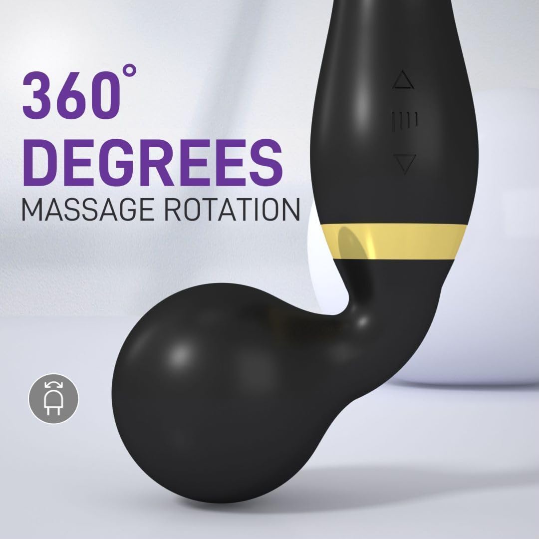 VibeEase: Personal Full Body Massager | 10-Mode Electric Wand for Deep Relief