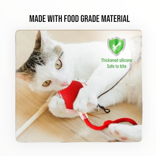 Talking Dog Club Automatic Rotating Interactive LED Ball for Cats, Kittens and Puppies (Green)